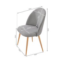 Load image into Gallery viewer, Wyatt Linen Dining Chair - Set of 2 - Light Grey