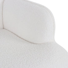 Load image into Gallery viewer, Emma Boucle Armchair with Ottoman - White