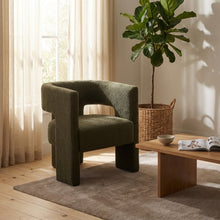 Load image into Gallery viewer, Rivo Boucle Armchair - Dark Green