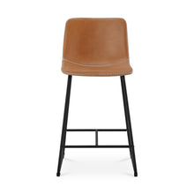 Load image into Gallery viewer, Luke PU Leather Bar Stool - Set of 2 - Orange