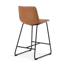 Load image into Gallery viewer, Luke PU Leather Bar Stool - Set of 2 - Orange